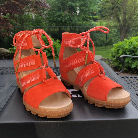 Sorel Shoes - SOREL Joanie II Lace-Up Leather Wedge